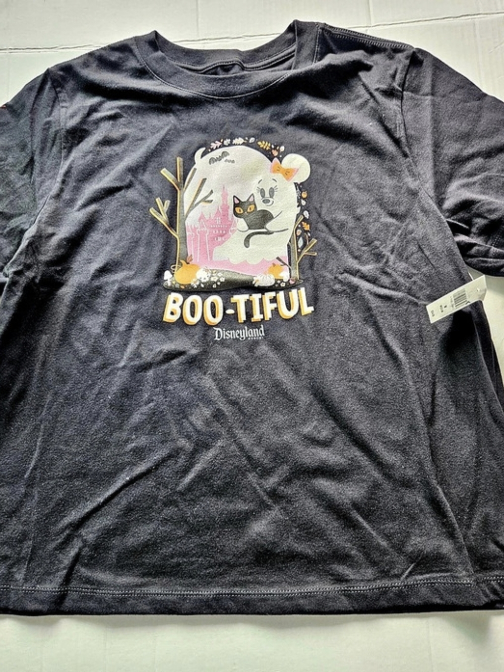 Disneyland Boo-Tiful Disneyland Halloween T-Shirt Graphic Tee Size